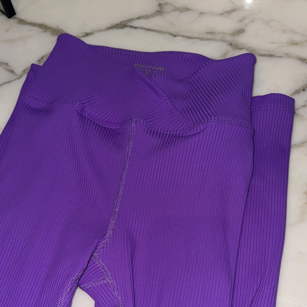 Year of Ours Vibrant Purple Leggings